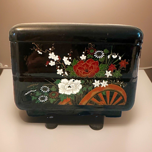 Vintage japanese black - japanese, lacquer